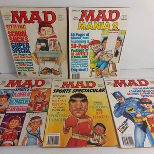 Australian MAD Magazine x5 Bundle Vintage Mad Super Specials #67 69 70(US) 70 71 - Picture 1 of 20