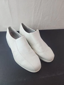 ProPet Herren Halbschuhe Gr. 12 M Weiß Executive Walker Freizeit Leder Schuhe - Bild 1 von 8
