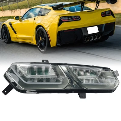 Tail Light Gray for Chevy Corvette C7 2014 2015 2016 2017 2018 2019 Left Side - Image 1 of 4