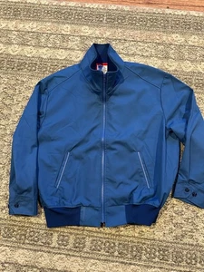 Giacca leggera da lavoro/negozio RIVERSIDE FLEXBAC uomo 44M blu - Made in USA - Foto 1 di 6