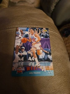 Upper Deck John Stockton Utah Jazz #437 1992-93 - Imagen 1 de 2