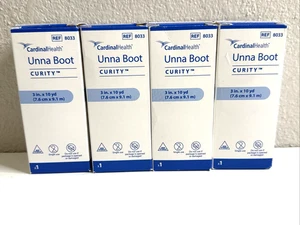 Cardinal Health Unna Boot Calamine Curity Dressing 3" x 10 yd 8033 Lot 4 Boxes - Picture 1 of 7