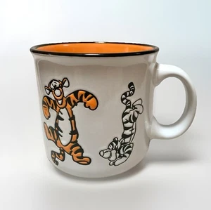 NEW Disney BOUNCING TIGGER Winnie the Pooh 21oz White Stoneware Coffee Mug - Picture 1 of 13
