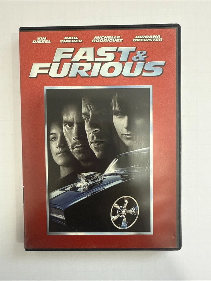 Fast & Furious (DVD, 2009) 4 Fast Saga Vin Diesel Michelle Rodriguez Paul Walker Foto 1 de 4