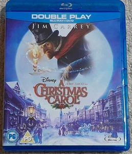 A CHRISTMAS CAROL BLU-RAY + DVD DISNEY JIM CARREY  - Imagen 1 de 2