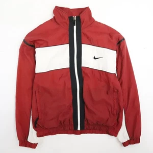 Chaqueta cortavientos vintage Nike ligera talla grande roja años 90 - Imagen 1 de 9