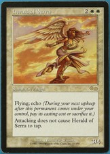 Herald of Serra Urza's Saga PLD White Rare MAGIC MTG CARD (ID# 189651) ABUGames