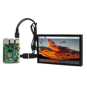 7" IPS LCD Display Monitor USB HDMI Touch Screen 1024x600 For Raspberry Pi PC - Picture 1 of 7
