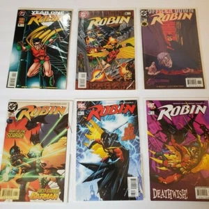 Fumetto DC ROBIN LOTTO DI 6 annuali 1995 e 1996 anno uno #4 più gradi superiori - Foto 1 di 7