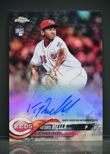 2018 Topps Chrome #RA-KM Keury Mella /499 Auto Refractor RC Rookie Cincinnati