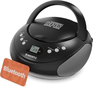 Boombox CD Bluetooth portatile con radio FM | CD, CD-R, CD-RW | 30 preset - Foto 1 di 51
