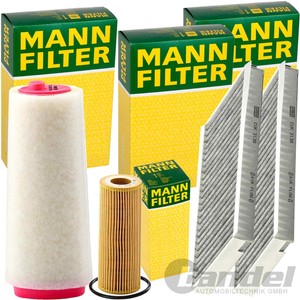 Filtro Mann Paquete de Inspección Apto para BMW 5er E60 E61 520d 150+ 163