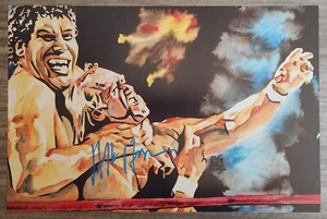 Hulk Hogan Signed Andre The Giant 12x18 Poster Art Print Legend Wrestler RAD - Picture 1 of 1