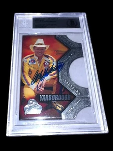 Cale Yarborough 1998 PRESS PASS PREMIUM RIVALRIES D/C signed card with BAS COA - Picture 1 of 3