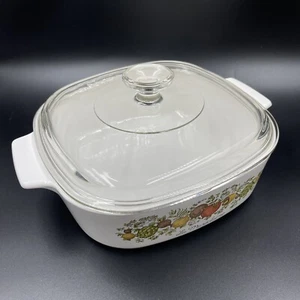 Corning Ware SPICE OF LIFE 2 Qt Kasserole La Majolaine A-2-B mit Deckel in der Nähe NEUWERTIG - Bild 1 von 12
