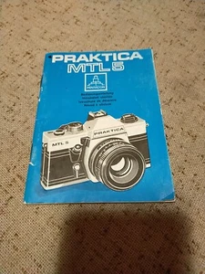 🇩🇪 1983 Vintage Popular PRAKTICA MTL5 Bedienungsanleitung, 47 Seiten 🔠 - Bild 1 von 5