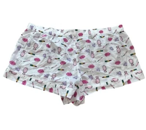 Victoria’s Secret Sleep Shorts Love VS Charms Logo Elastic Waistband Size XL - Picture 1 of 2