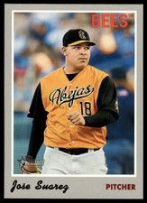 2019 Topps Heritage Minor League Jose Suarez Salt Lake Bees #42