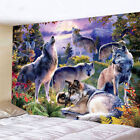 Large Snow Wolf Tapestry Forest Wall Hanging Bedspread Throw Tablecloth Wall Art
