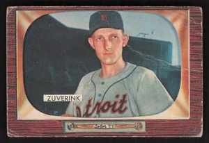 George Zuverink 1955 Bowman #92 Detroit Tigers VG CR - Picture 1 of 2