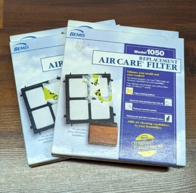 Filtro de mecha humidificador Bemis 1050 para humidificadores Essick Air serie 500 2 cajas Foto 1 de 4