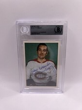 JC Tremblay Signed 1981-82 TCMA #3 Card Beckett Auto