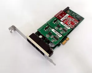 Tarjeta Asterisk PCI-E analógica de 4 puertos Atcom AXE400P-21 con 2 FXS 1 FXO - Imagen 1 de 1