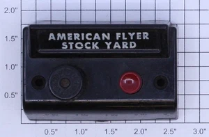 American Flyer XA14A965-AE S Scale Black Stock Yard Control Button - Picture 1 of 2