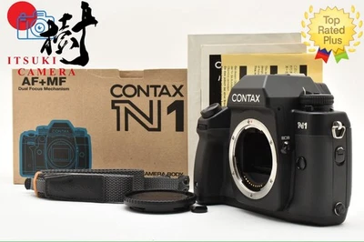 🎦［EXC+5 in BOX］ Contax N1 35mm SLR Film Camera Black Body Only From JAPAN - Image 1 of 4