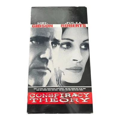Conspiracy Theory VHS Movie Drama  Mel Gibson and Julia Roberts Foto 1 de 3
