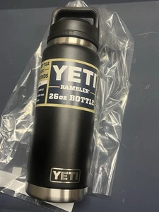 BOTELLA YETI RAMBLER 26 OZ - NEGRA - Imagen 1 de 2