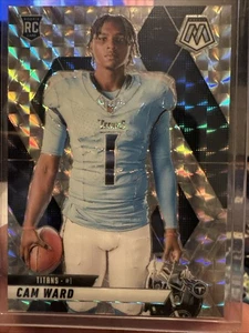 2025 Panini Mosaic Cam Ward Silver Mosaic Rookie Variation Prizm #272 Titans - Bild 1 von 2