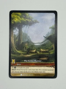 Juego de cartas coleccionables World of Warcraft Azeroth 348/361 arte extendido Big Game Hunter - Imagen 1 de 1
