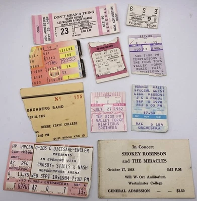 10 билетов на концерт 1970-80-х годов Springstein Crosby Stils Nash. 5 - Изображение 1 из 4