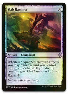 Slab Hammer #227 (Foil) (NM) Battle for Zendikar BFZ Magic MTG - Picture 1 of 2