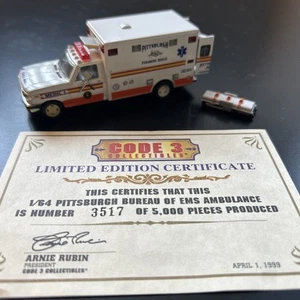Code 3 Pittsburgh EMS F-350 Ambulance 1 (12104) READ - Picture 1 of 6