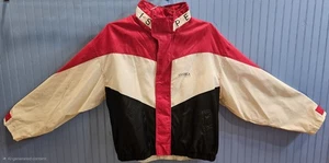 Vintage Perry Ellis AMERICA Windbreaker Jacket, Men's 2XL, in Red, White & Black - Picture 1 of 17