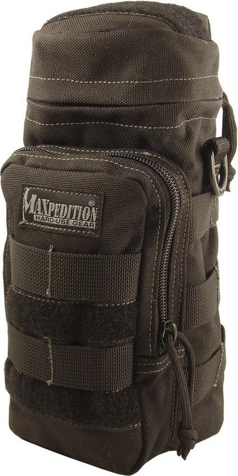 Portabotellas Maxpedition UTX-Duraflex Hebillas. Con cremallera. Nylon negro - 0325B Foto 1 de 1