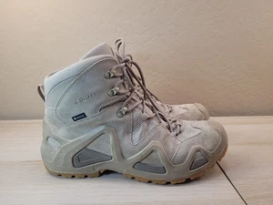 Botas tácticas de senderismo Lowa Zephyr GTX Mid TF para hombre 11 Gore-Tex impermeables beige - Imagen 1 de 11