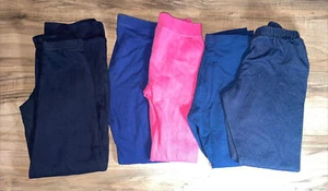 Lot Of 5 Girls Leggings And Joggers Size 7-8 Place, Cat & Jack, Wonder Nation…. - Picture 1 of 11