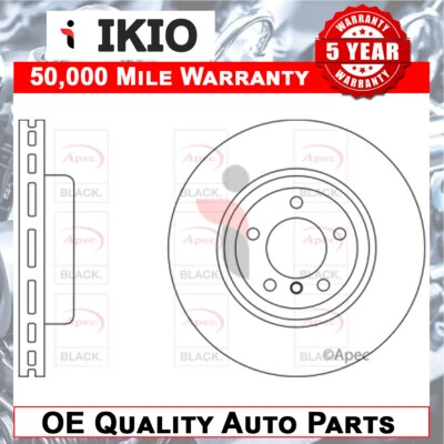 Fits BMW 1 Series 2007-2013 3.0 Brake Disc Front Ikio #2 34116778647 - Image 1 of 2