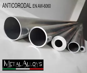 Tubo Tondo Alluminio da Ø 24 25 28 mm IN DIVERSE LUNGHEZZE E SP. ANTICORODAL - Foto 1 di 2