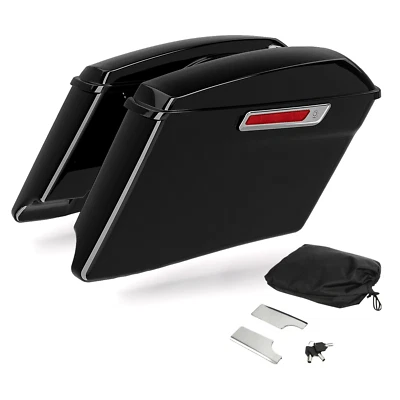 Tapas de altavoz rígidas extendidas de 4" de 6x9" para Harley Electra Road Glide 93-13 Foto 1 de 4