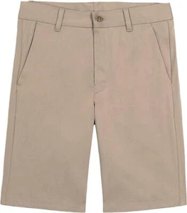 NAUTICA Boys Khaki Shorts School Uniform 4 Regular Chinos Adj Waist Stretch NEW - Picture 1 of 7