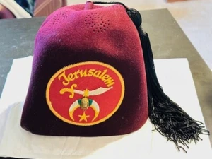 Cappello Santuario Massonico Gerusalemme Vintage - Foto 1 di 1