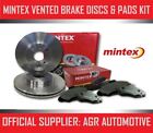 MINTEX REAR DISCS AND PADS 298mm FOR BMW 530 3.0 (E39) TOURING 2000-03