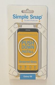Simple Snap Screen Protector Easy Installation Tempered Glass Samsung Galaxy S6