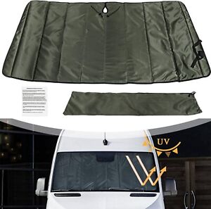 Insulated Blackout Front Windshield Cover for Mercedes-Benz Sprinter-Vans 07-22