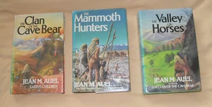 Jean M Auel Clan of the Cave Bear Valley of Horses Mammoth Hunters BCA HCs - Picture 1 of 49