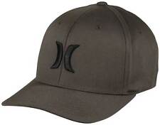 Hurley One and Only Hat FlexFit Hat- Black/Black Logo (w/Tags) S-M